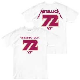 72 Seasons Virginia Tech x Metallica 100% Cotton Tee