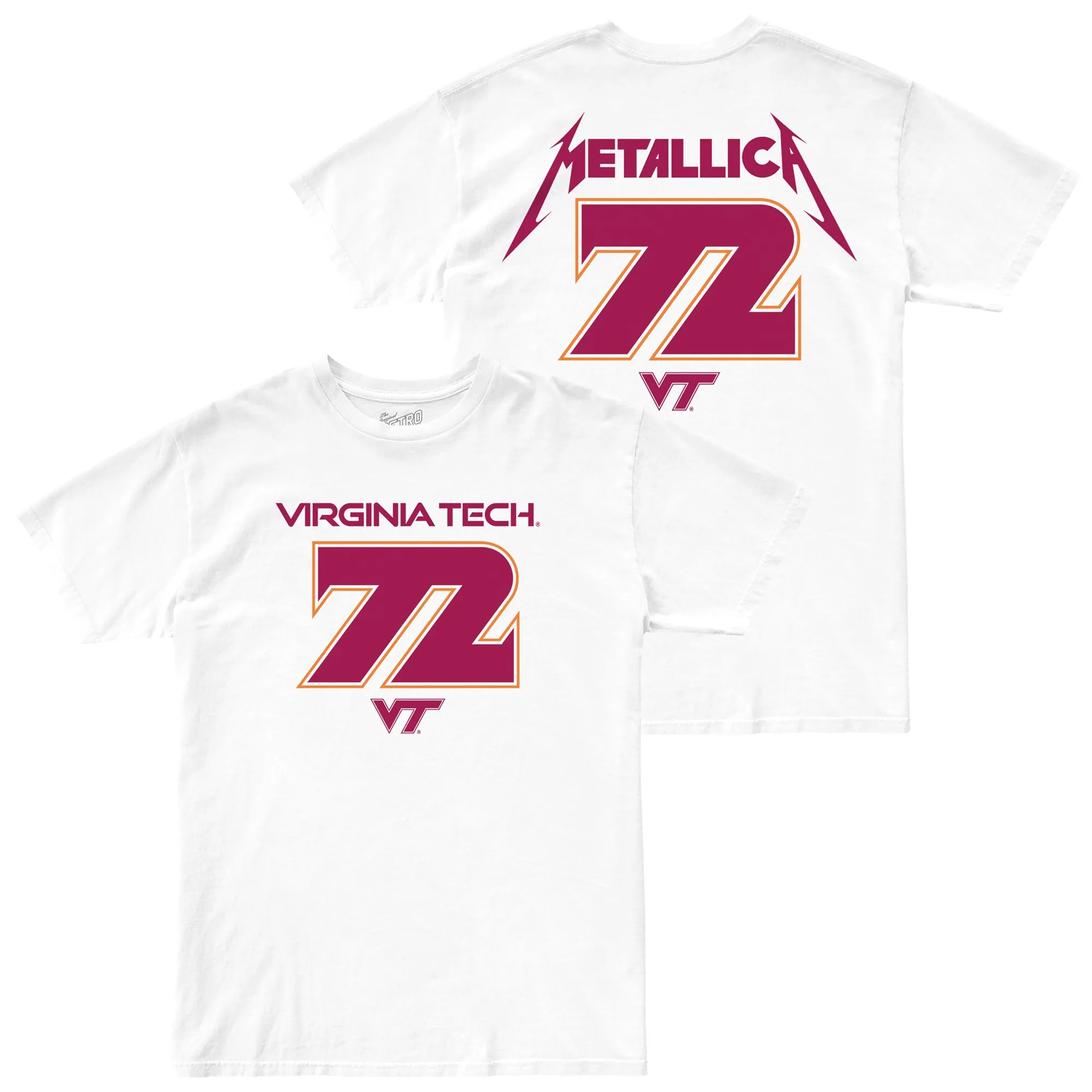 72 Seasons Virginia Tech x Metallica 100% Cotton Tee