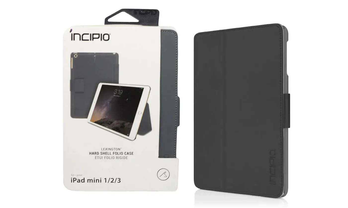 Apple iPad Mini 1/2/3 7.9" (2014) Incipio Lexington Hard Shell Folio - Gray