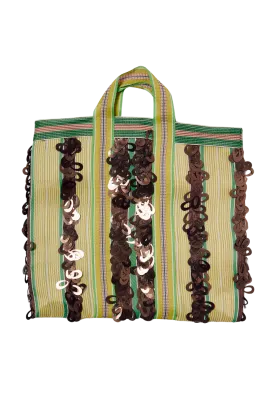 Bronze Stripe Handbag