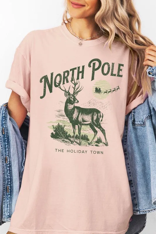 Christmas Garment Dye Graphic Tee