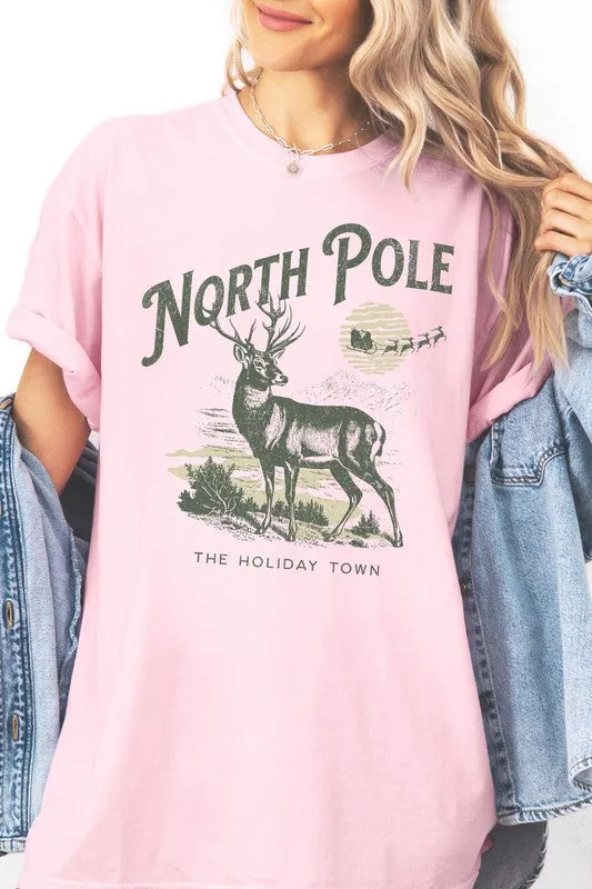 Christmas Garment Dye Graphic Tee