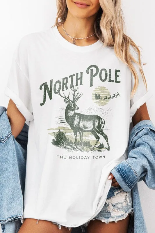 Christmas Garment Dye Graphic Tee