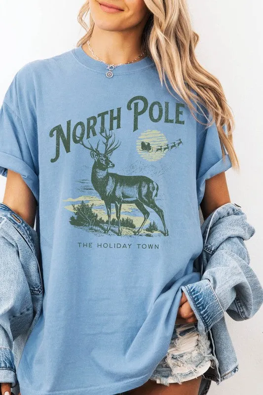 Christmas Garment Dye Graphic Tee