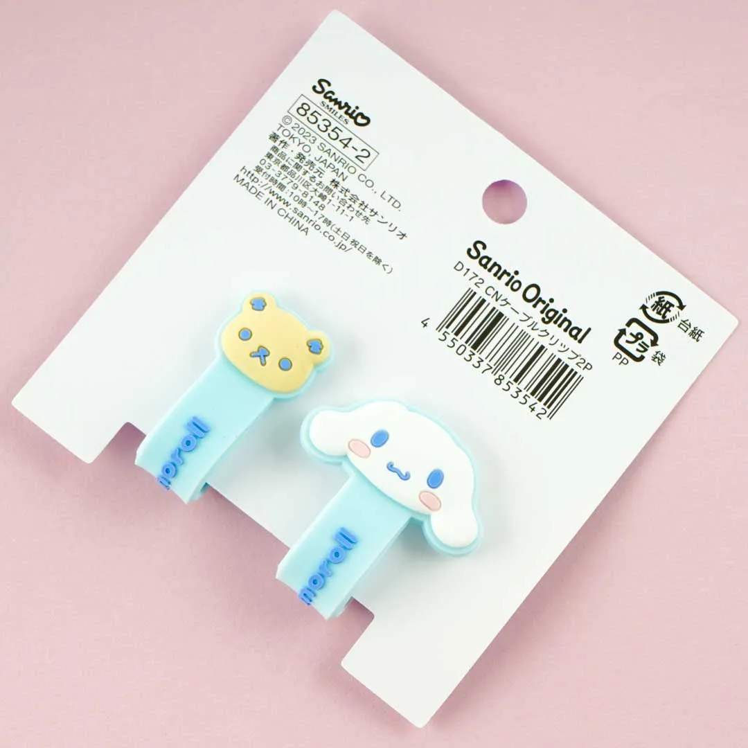 Cinnamoroll Cable Organizer Clip Set - 2 pcs