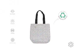 Dual Zippered Multi-Use rPET Totes