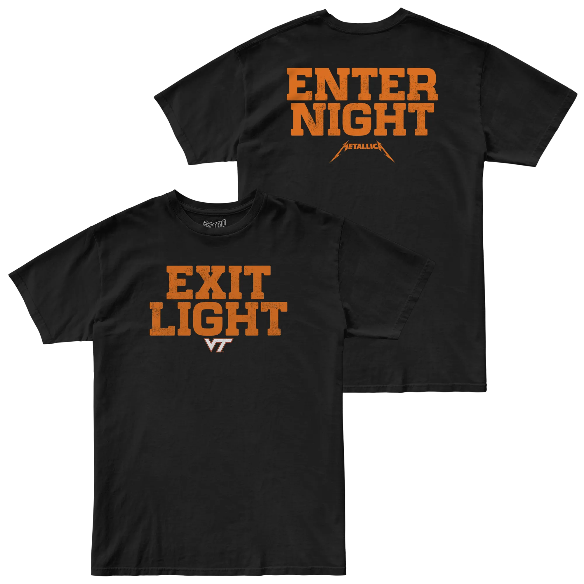 Exit Light Enter Night Virginia Tech x Metallica 100% Cotton Tee