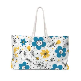 Floral Weekender Bag / Floral Overnight Bag