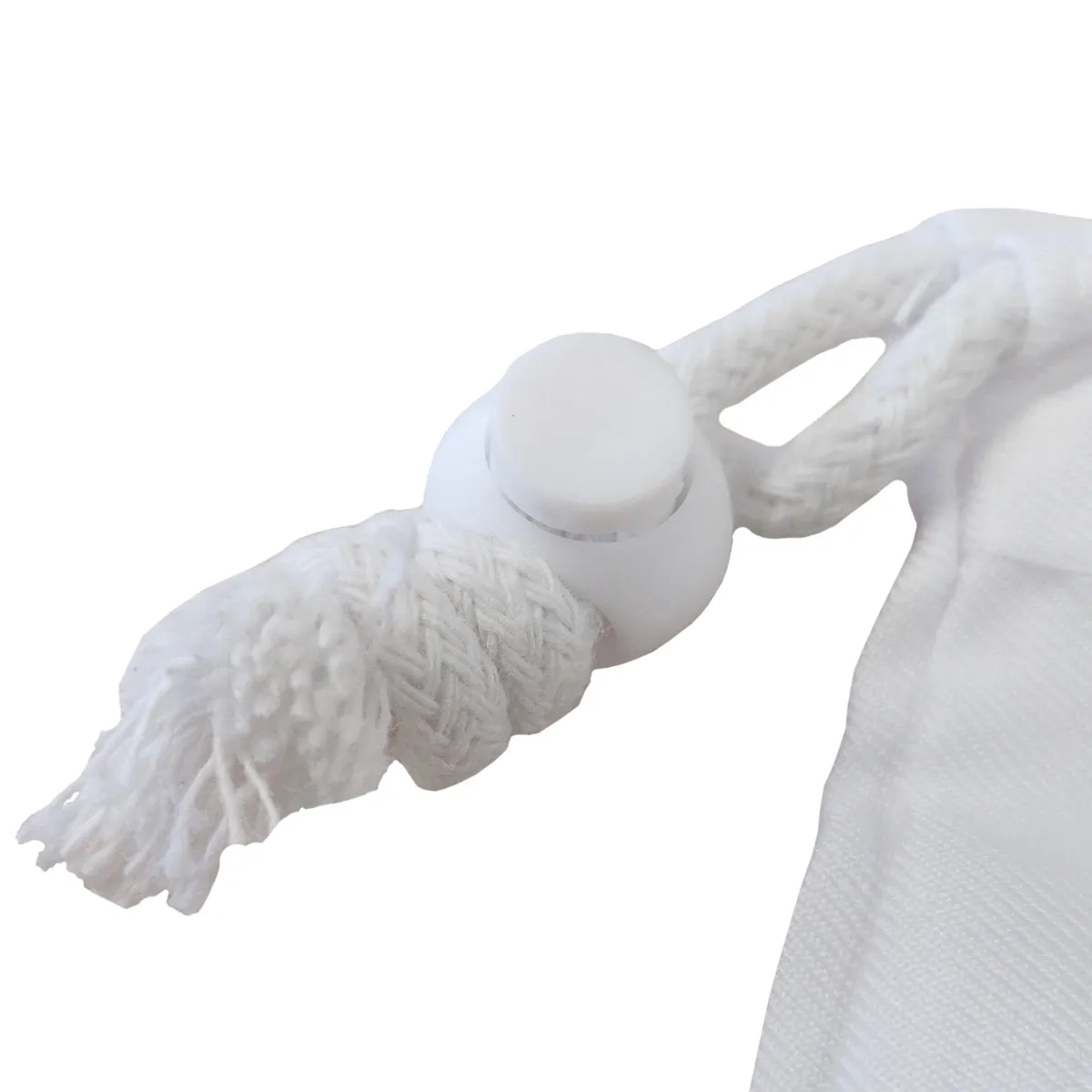 FULL CARTON - 100 x Premium Drawstrings with Stopper - Canvas - White - 30cm x 45cm