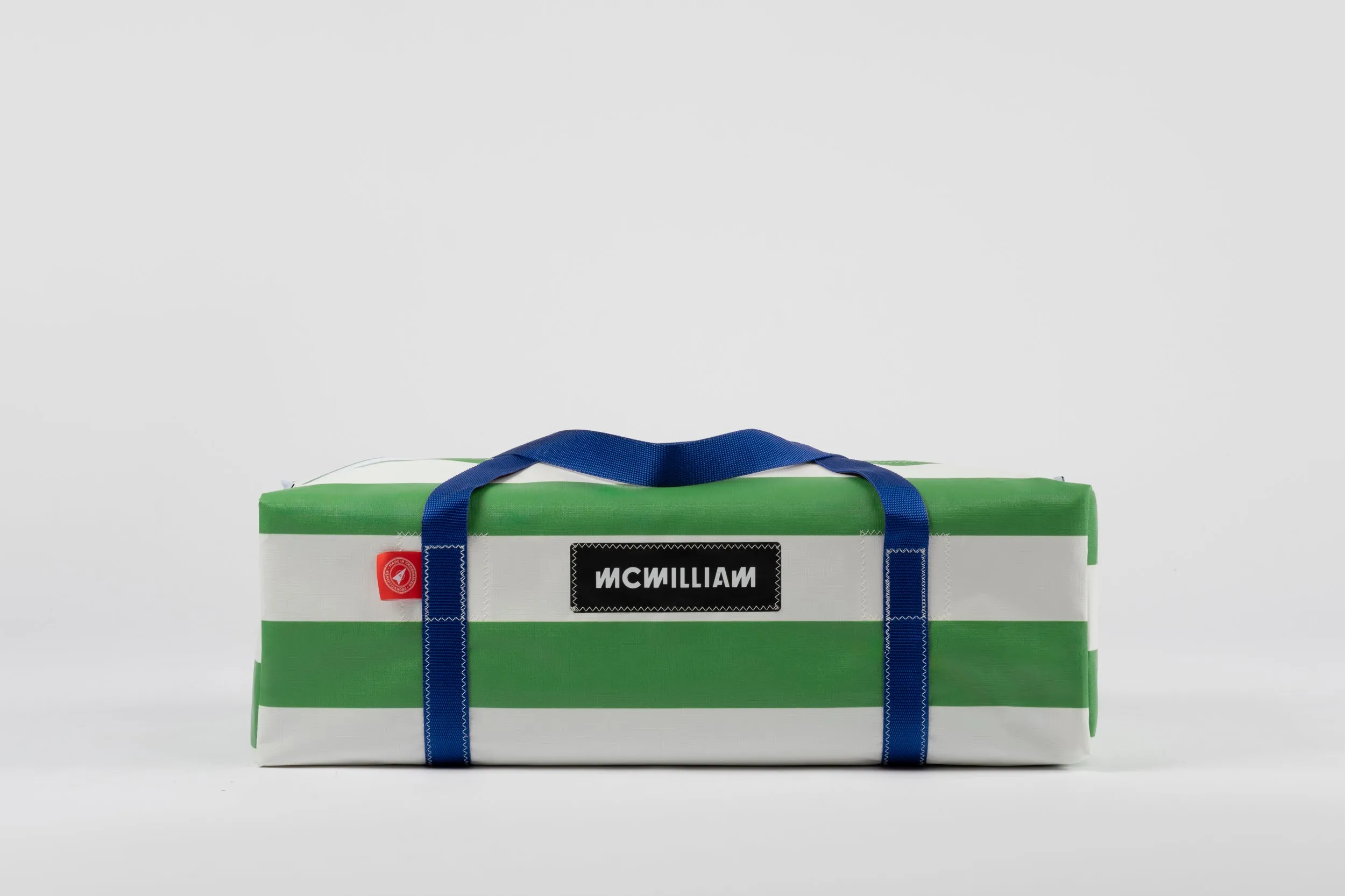 Green Large Holdall (50L) - Classic Stripe