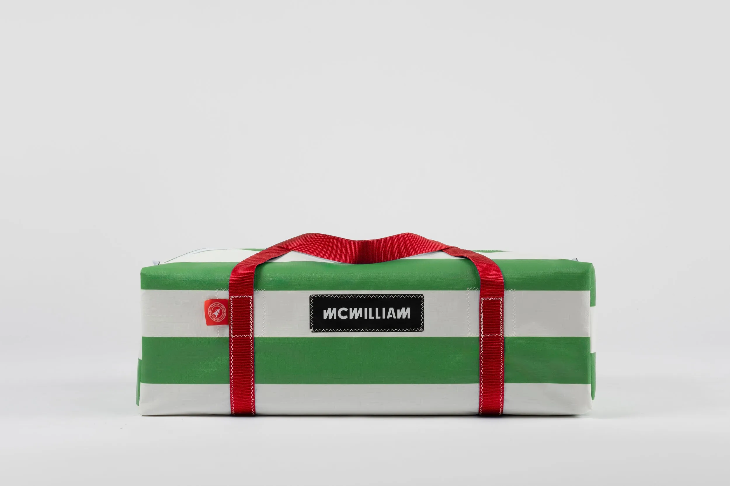 Green Large Holdall (50L) - Classic Stripe