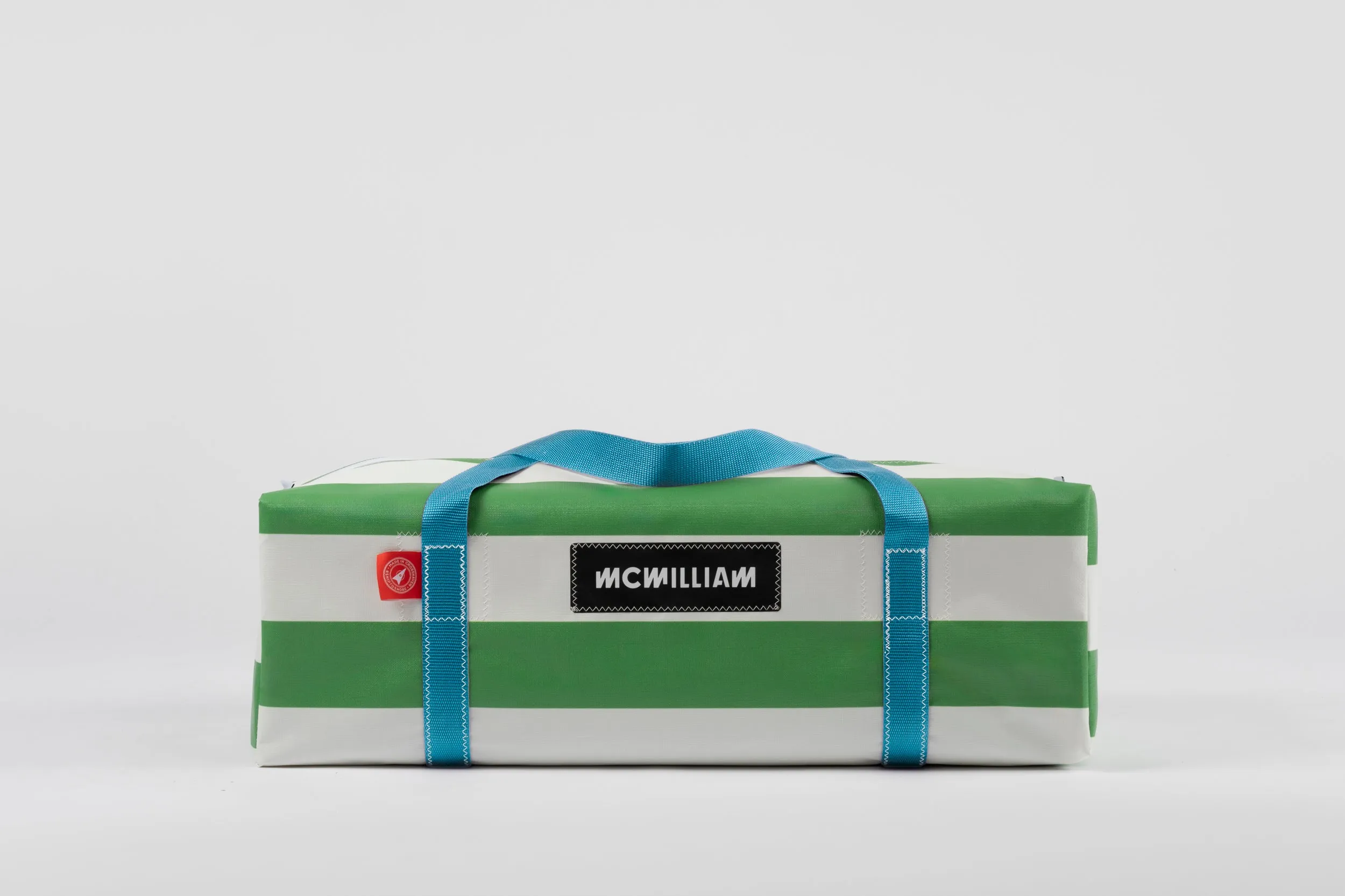 Green Large Holdall (50L) - Classic Stripe