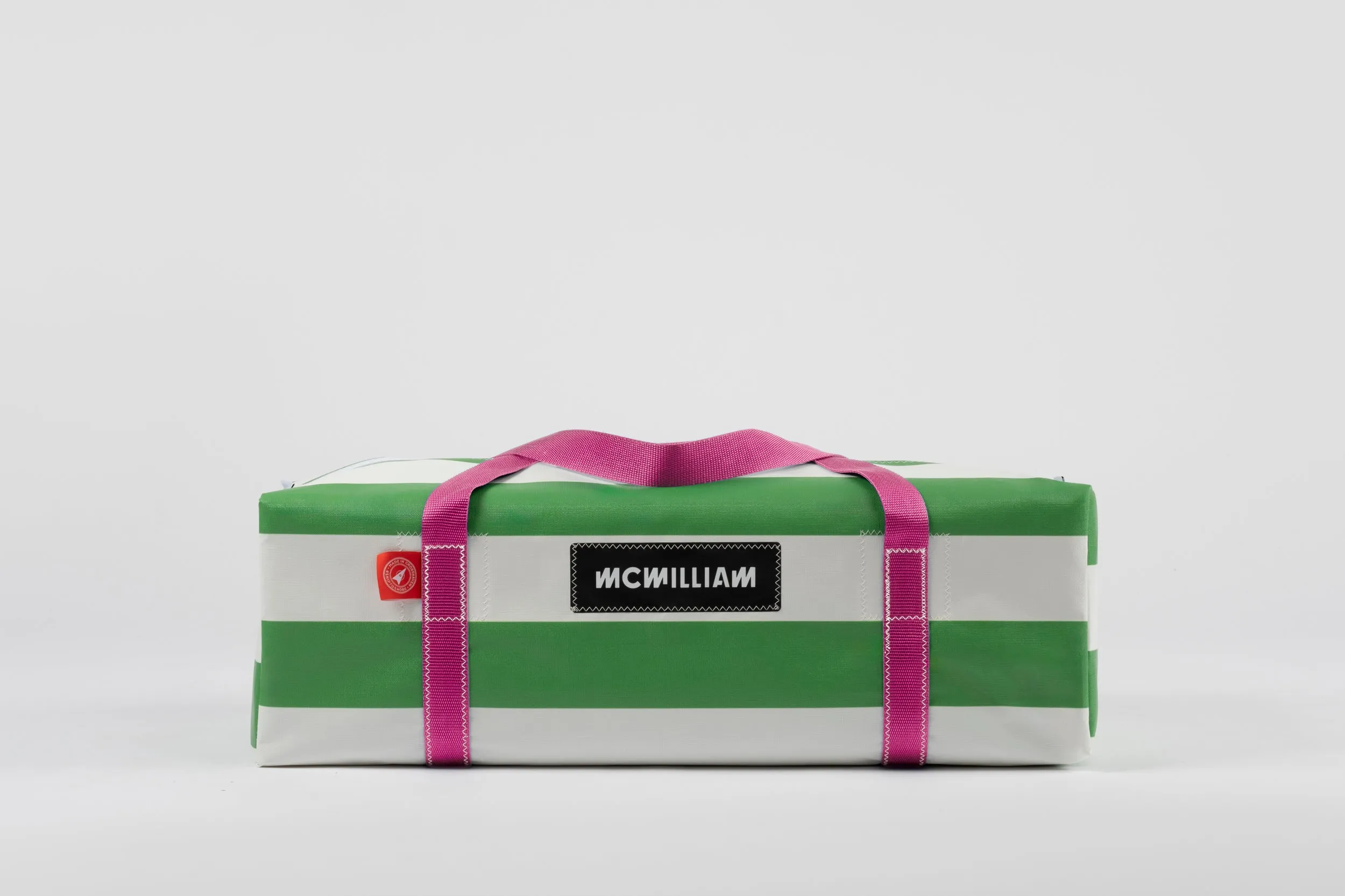 Green Large Holdall (50L) - Classic Stripe