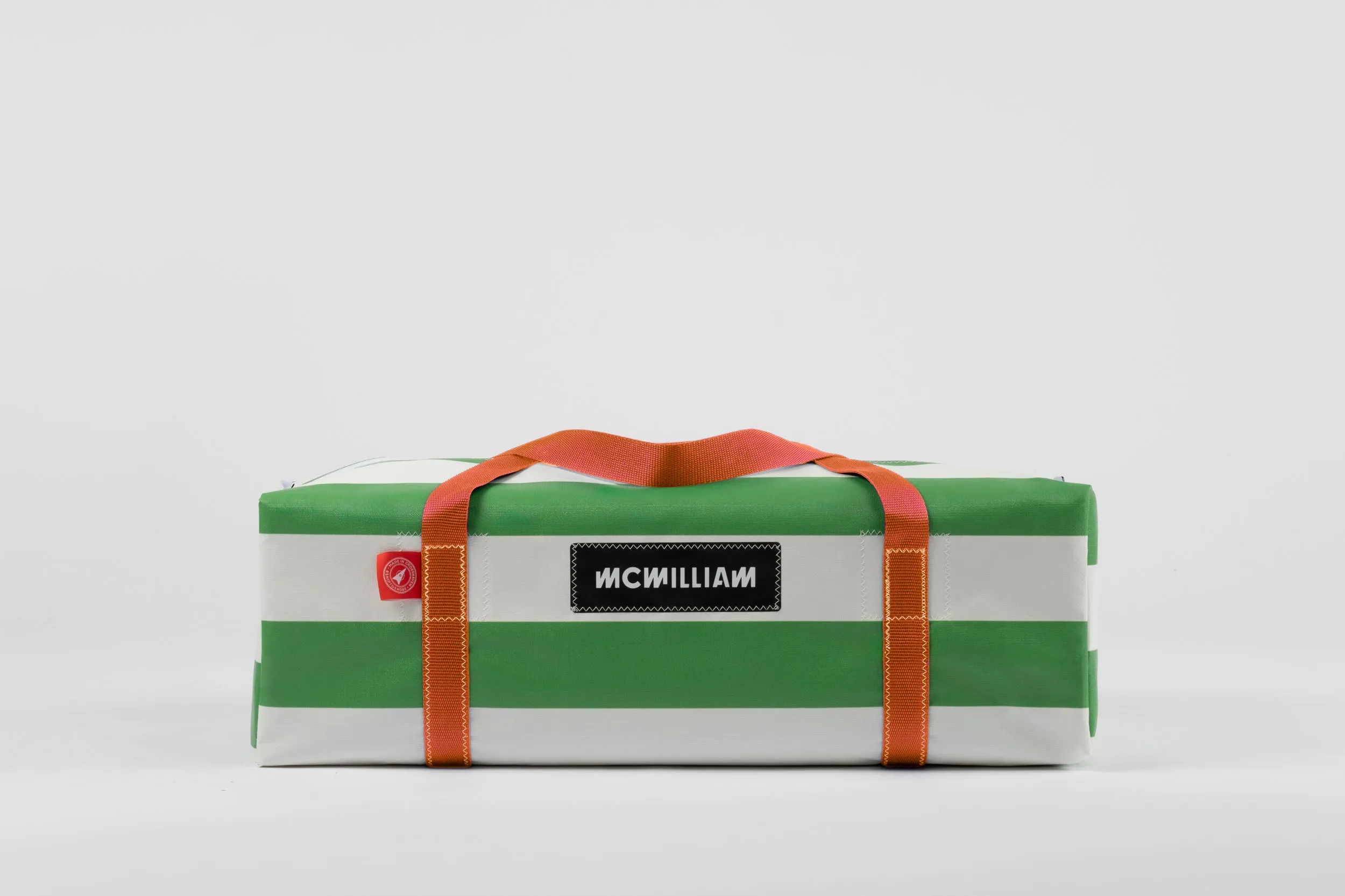 Green Large Holdall (50L) - Classic Stripe