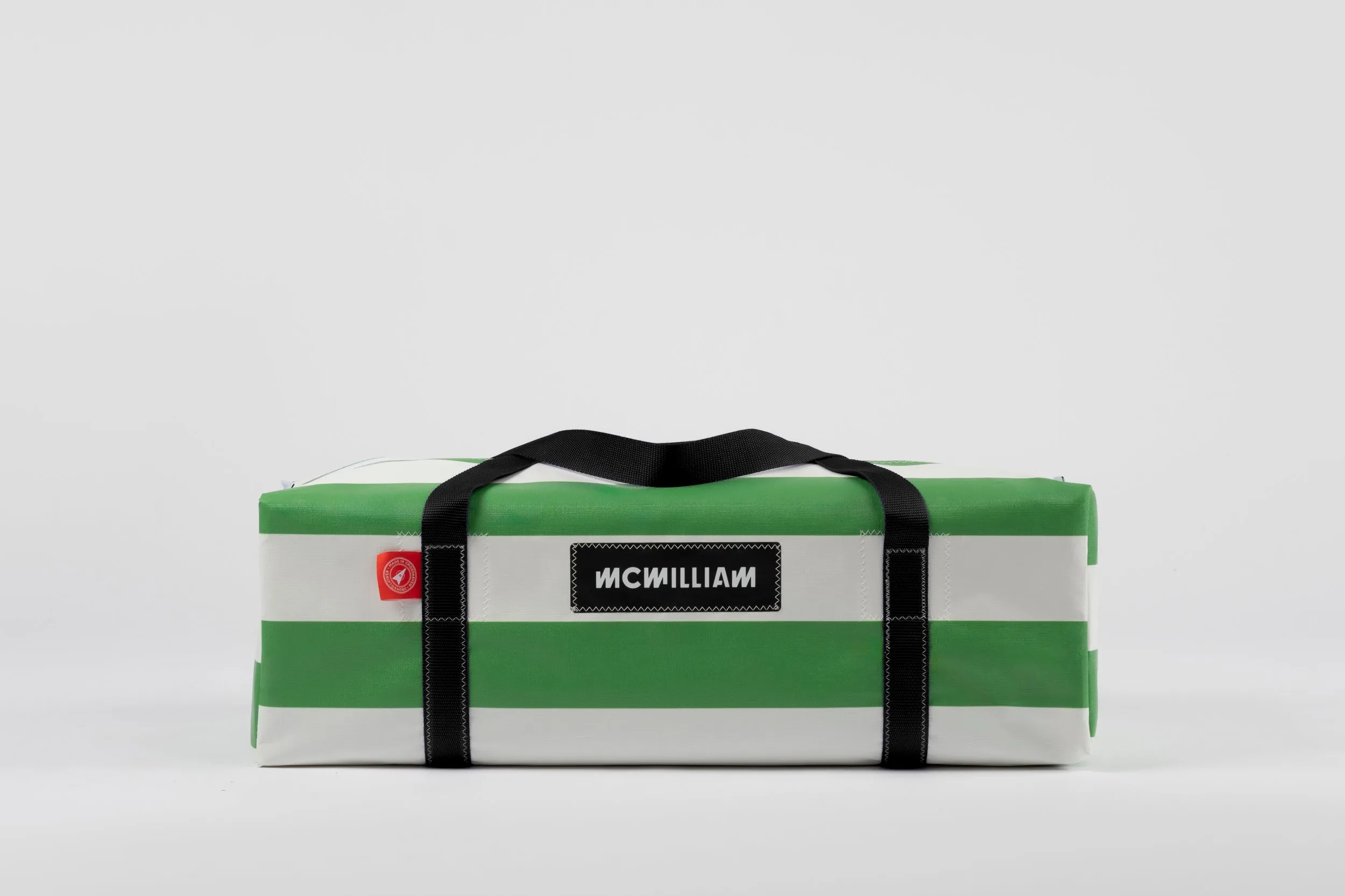 Green Large Holdall (50L) - Classic Stripe