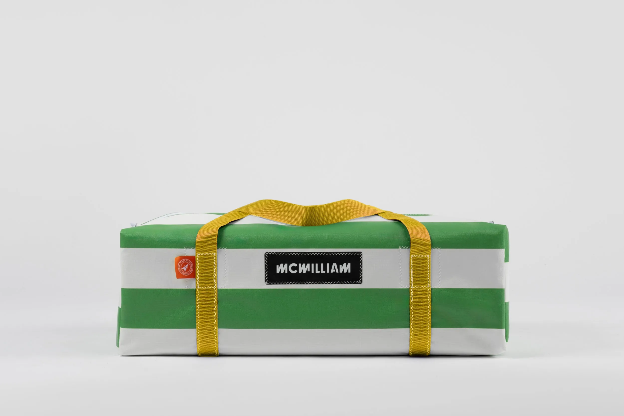 Green Large Holdall (50L) - Classic Stripe