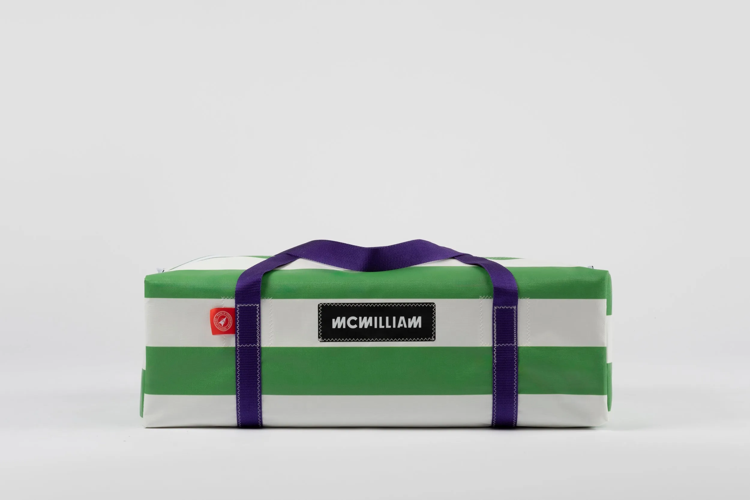 Green Large Holdall (50L) - Classic Stripe