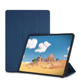 iPad Pro 12.9 2018 WOWCASE Leather Look Ultra Slim Back Tri-fold Magnetic Flip Smart Tablet Cover