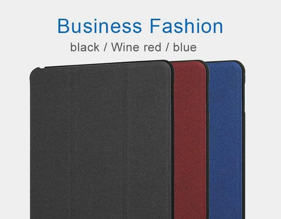 iPad Pro 12.9 2018 WOWCASE Leather Look Ultra Slim Back Tri-fold Magnetic Flip Smart Tablet Cover