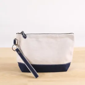Key Fob Navy Wristlet