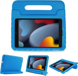 Kids Case for Ipad 9Th Generation/Ipad 8/Ipad 7, Ipad 10.2 Case 2021 2020 2019/Ipad Air 10.5/Ipad Pro 10.5 Kids Case, Shockproof Lightweight Case with Convertible Handle-Blue