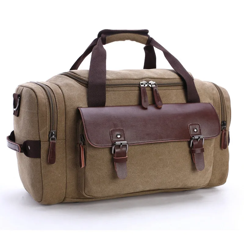 Large Capacity Canvas Traveling Duffel Bag