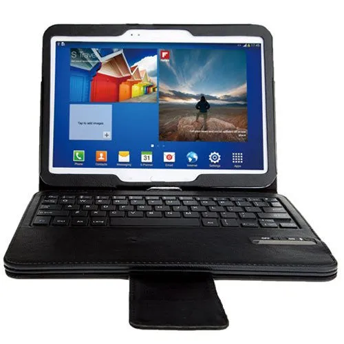 Leather Keyboard Case For Galaxy Tab 3 10.1 - Pink