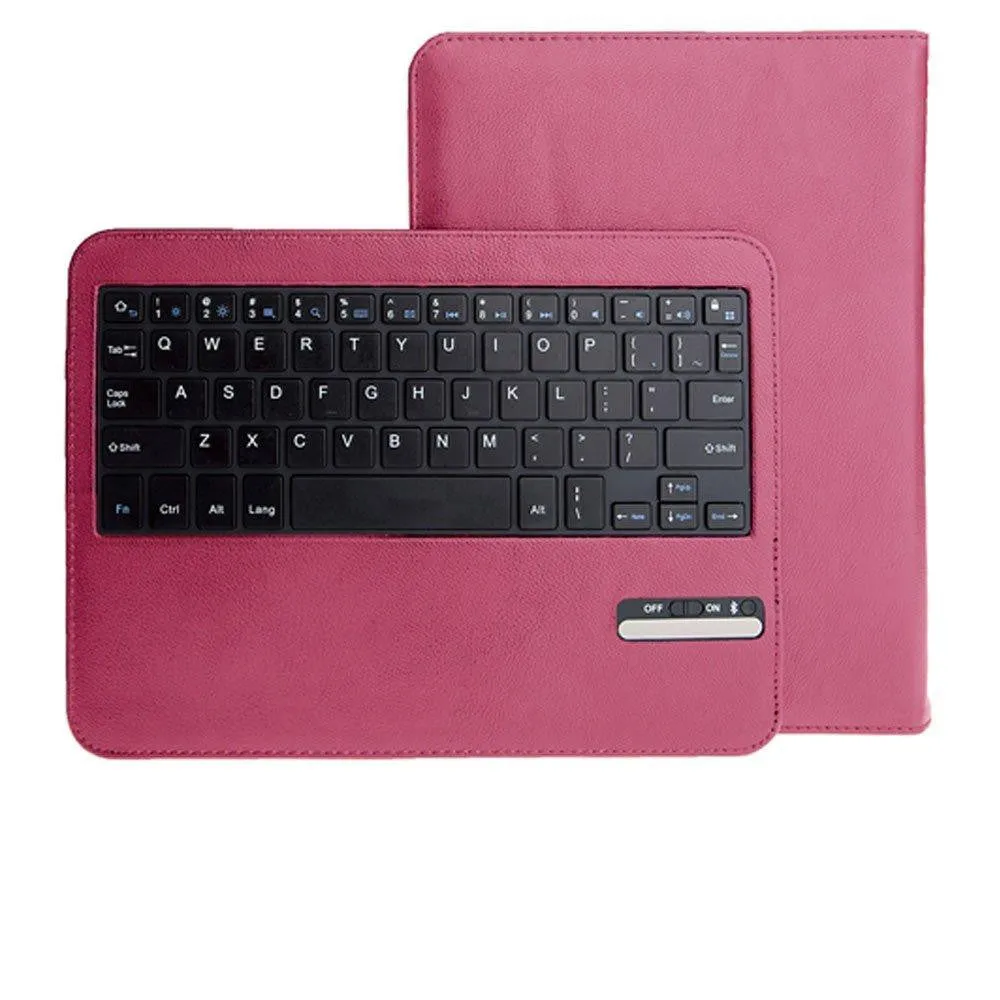 Leather Keyboard Case For Galaxy Tab 3 10.1 - Pink