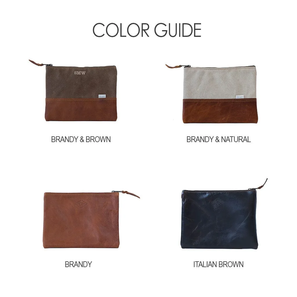 Lifetime Leather Co Women's Leather Clutch