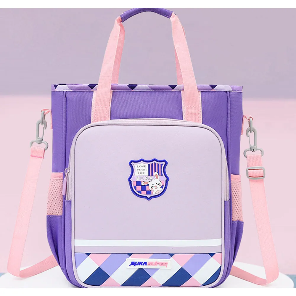 Little Surprise Box, Purple Soccer Theme Shoulder/Backpack Style Bag For Kids