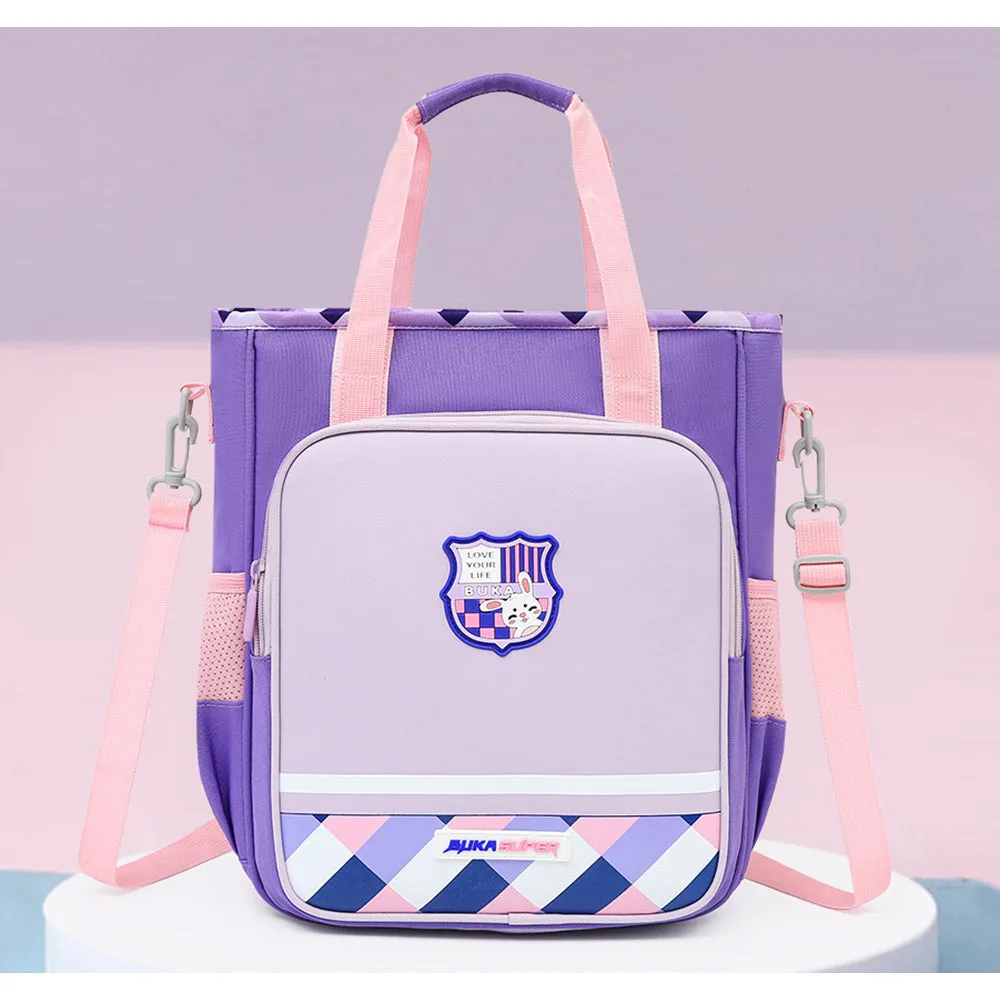 Little Surprise Box, Purple Soccer Theme Shoulder/Backpack Style Bag For Kids