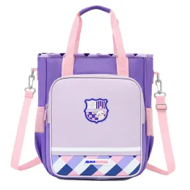 Little Surprise Box, Purple Soccer Theme Shoulder/Backpack Style Bag For Kids