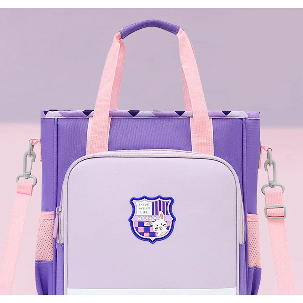 Little Surprise Box, Purple Soccer Theme Shoulder/Backpack Style Bag For Kids