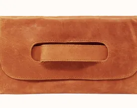 Mare Handle Clutch in Clay