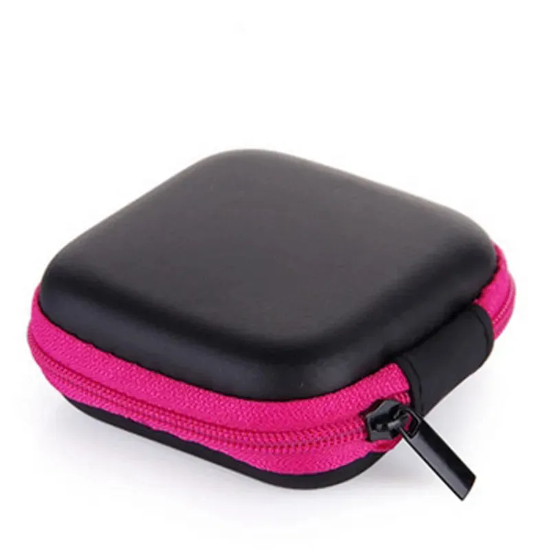 Mini Earphone Case Portable Earbuds Carrying Case