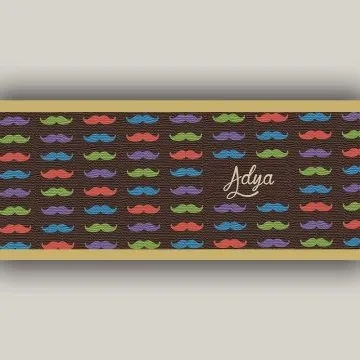Moustache Desk Organizer