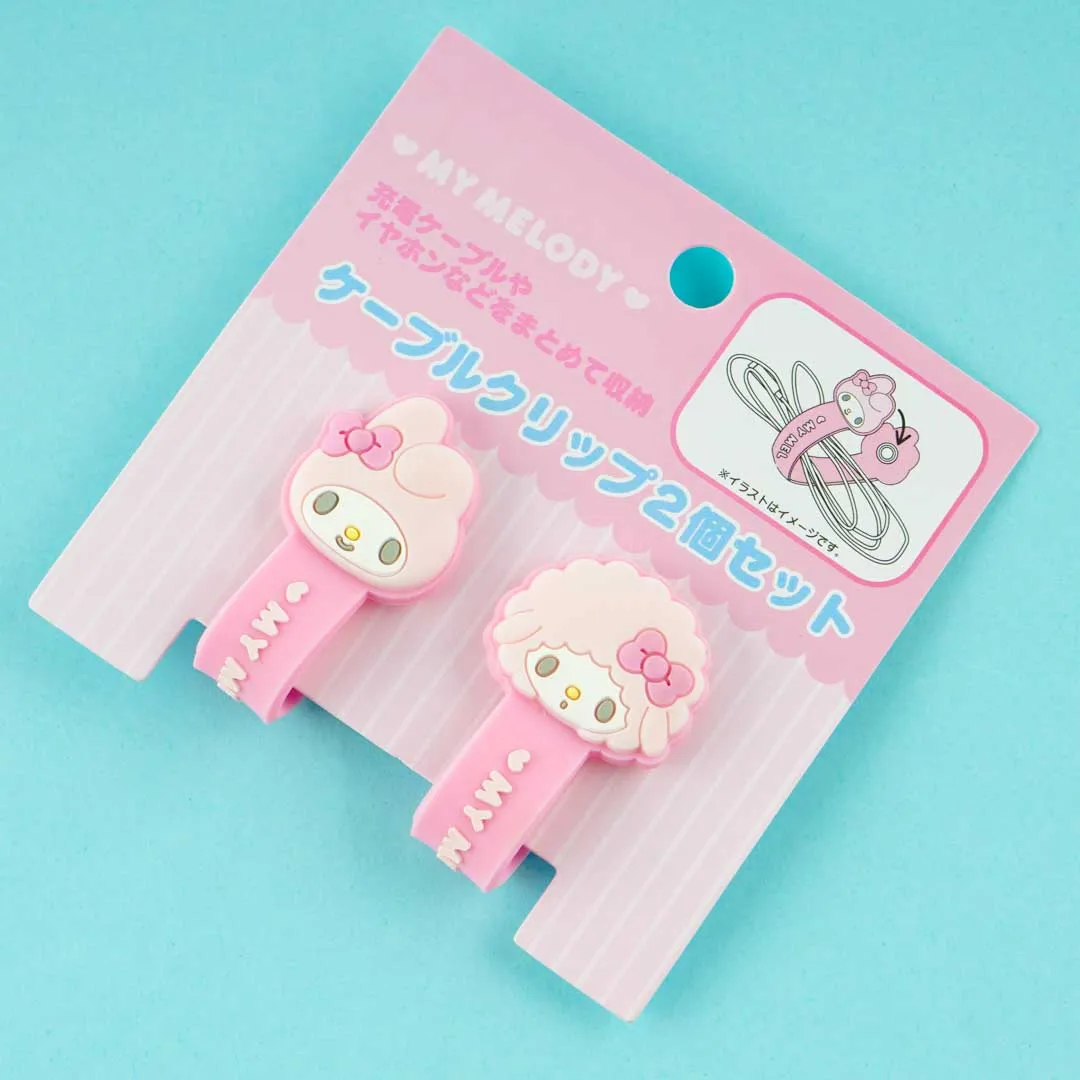 My Melody Cable Organizer Clip Set - 2 pcs