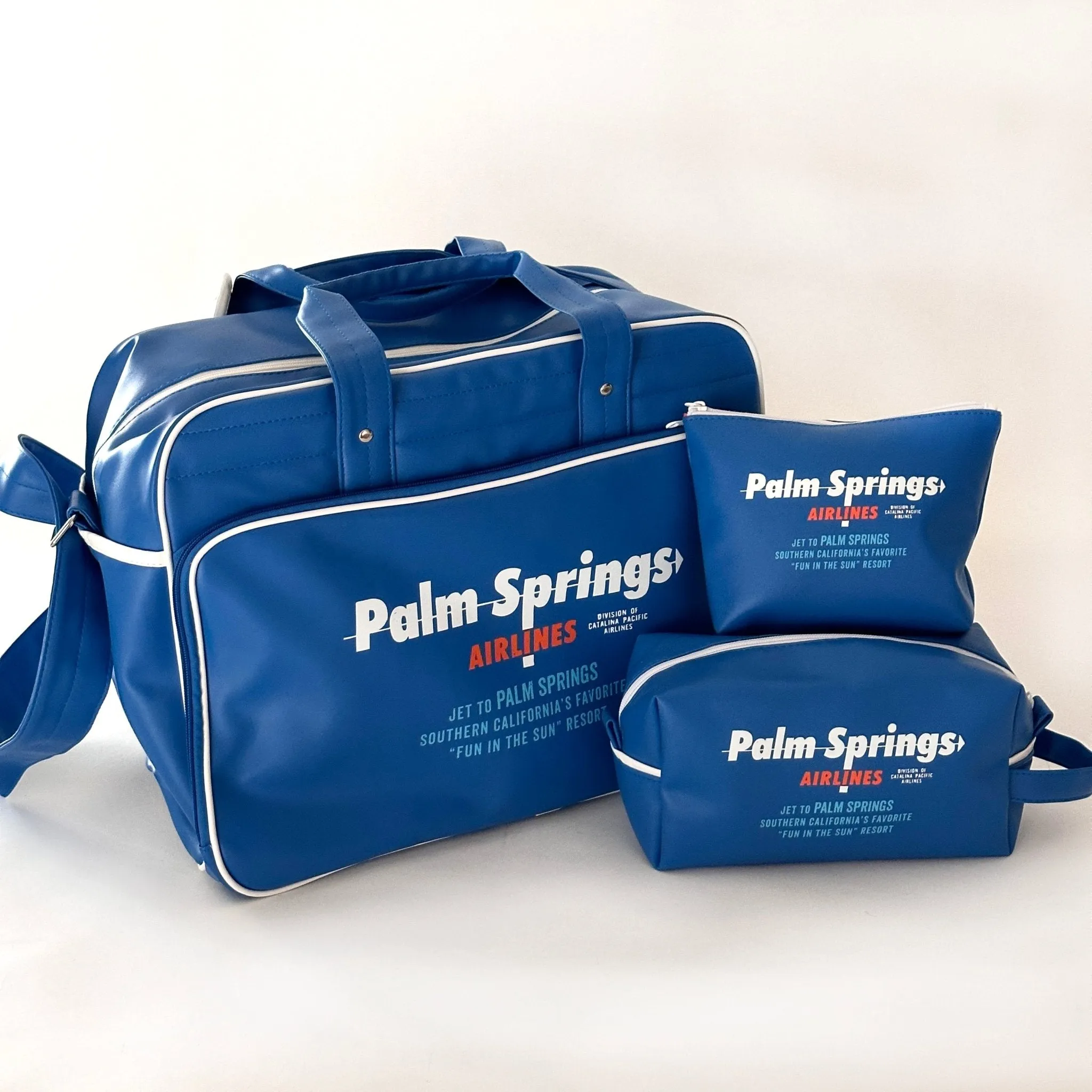 Palm Springs Airlines Toiletry Bag - Royal Blue
