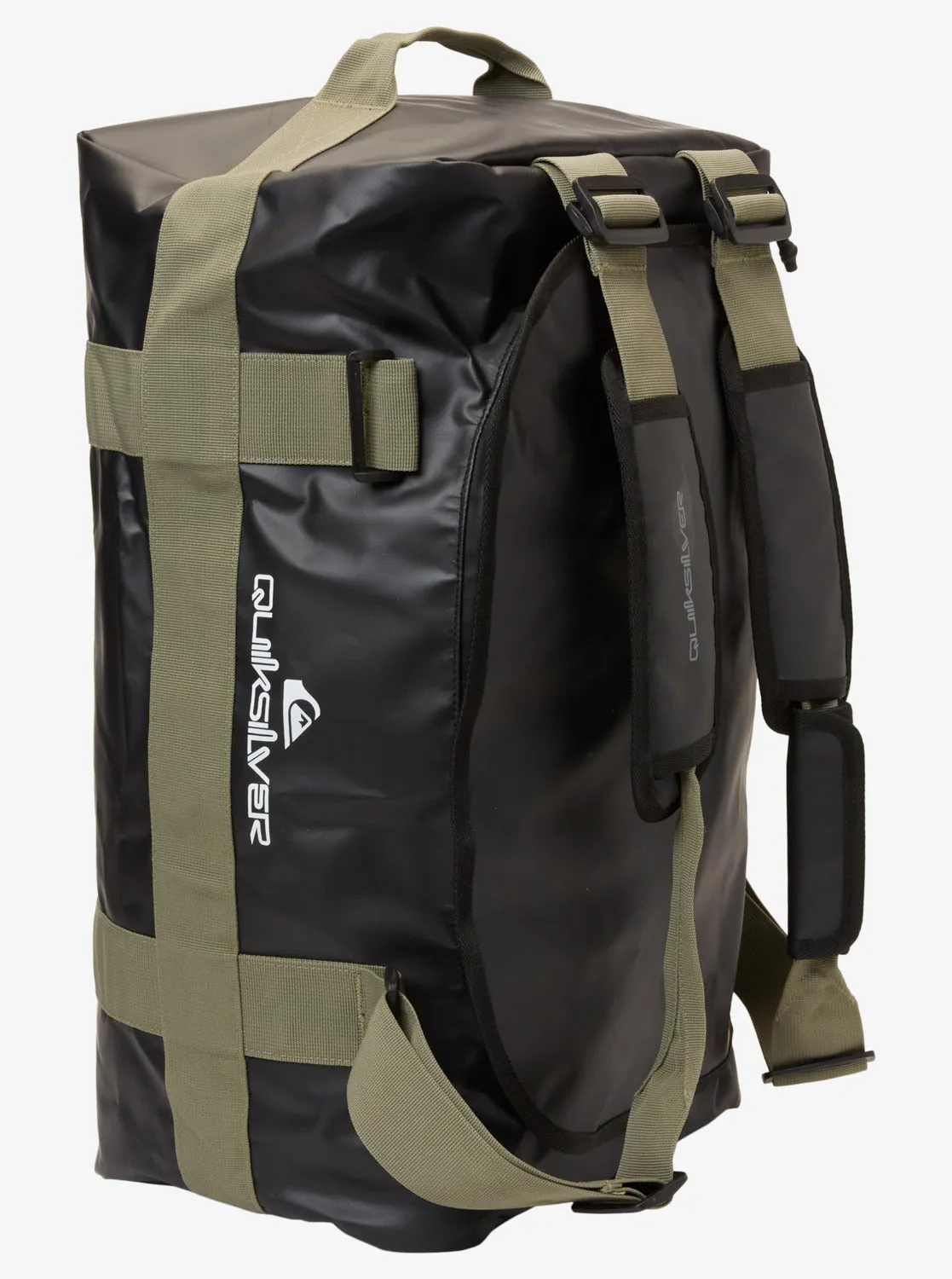 Quiksilver Men's Sea Stash Duffle Bag Black/Black AQYBL03022-XKKK