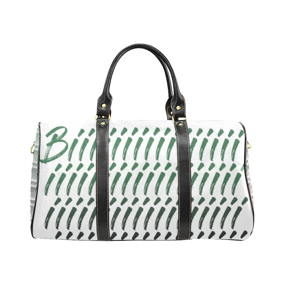 RAINBEAUX/RED/BLACK/GREEN BIIIIIIIIIIIIIIIIITCH SMALL TRAVEL BAGS
