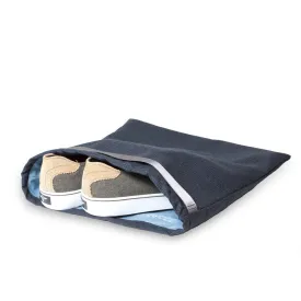 Shoe Bag Wool- Navy Plaid