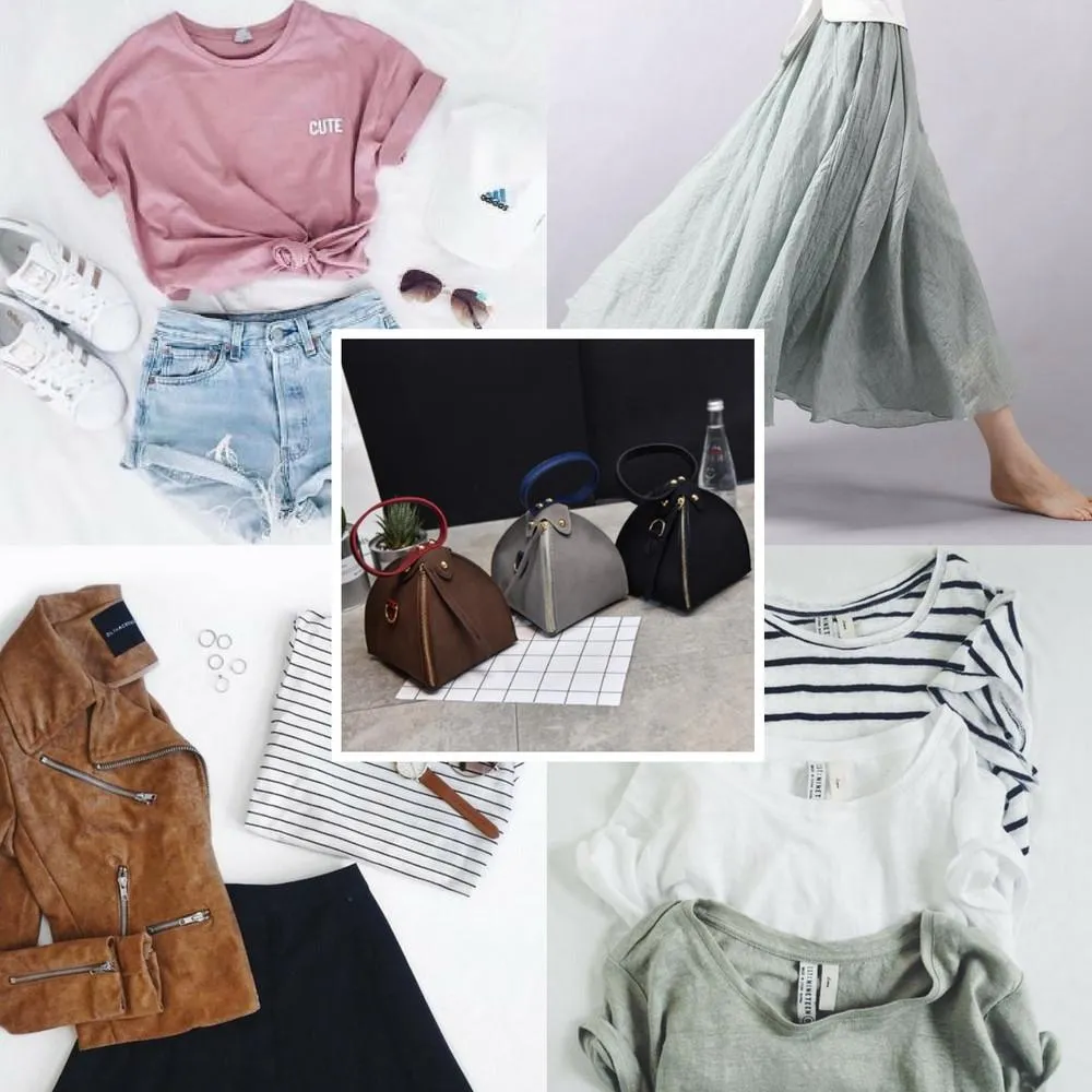 Shoppy Triangular Wristlets Slingbag