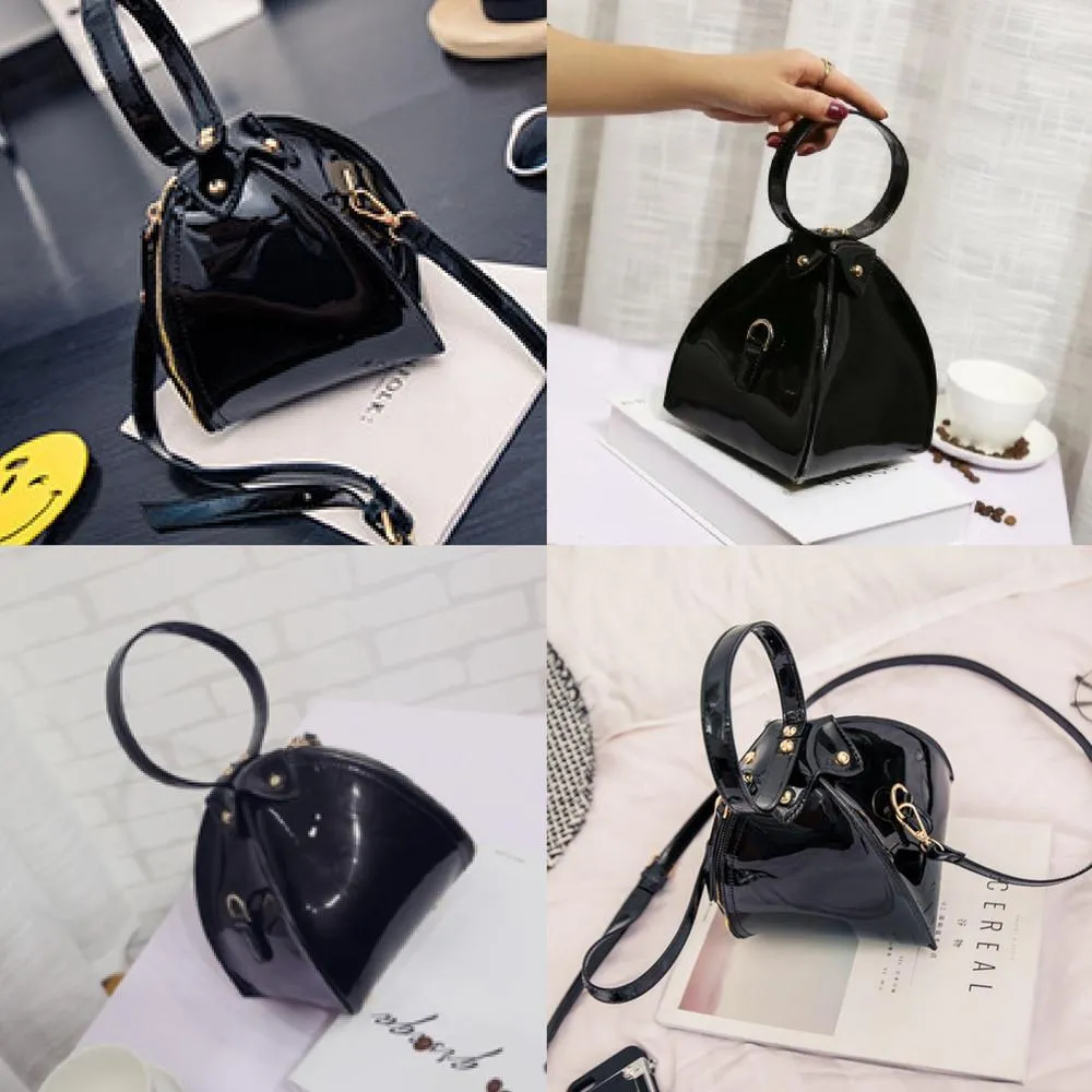 Shoppy Triangular Wristlets Slingbag