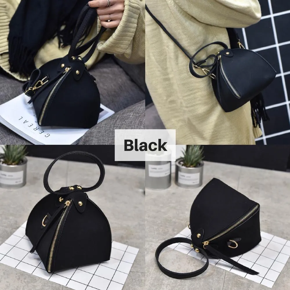 Shoppy Triangular Wristlets Slingbag