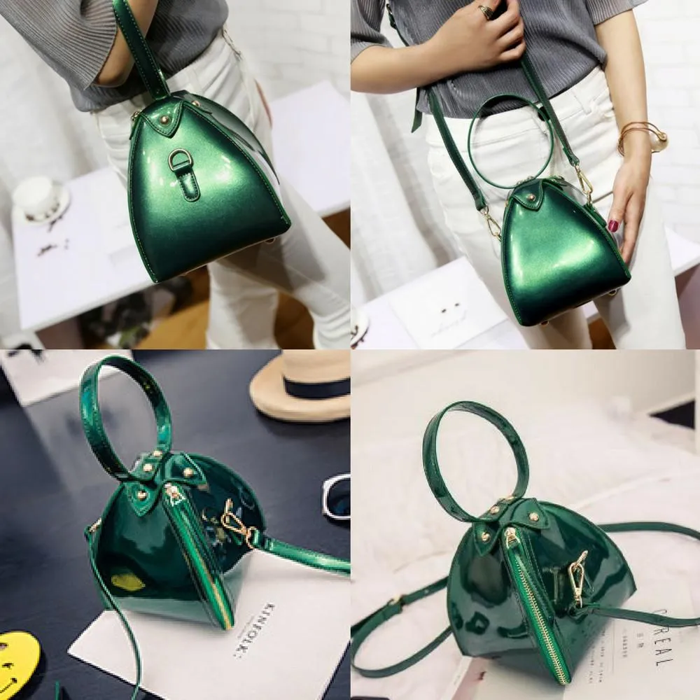 Shoppy Triangular Wristlets Slingbag