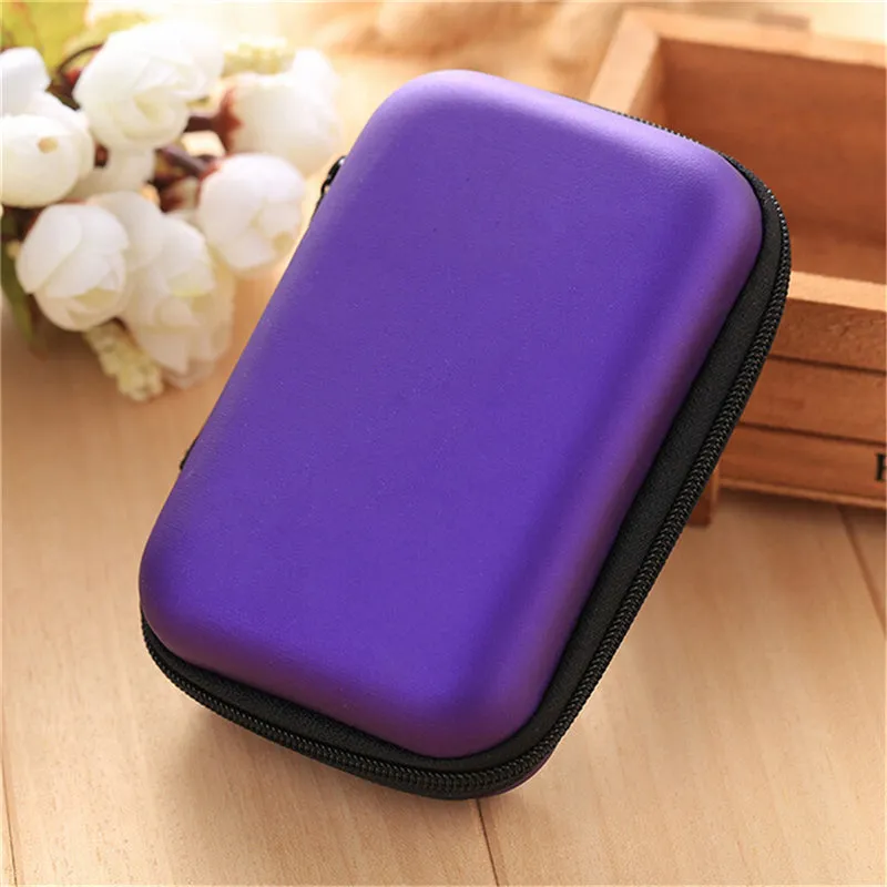 Small Electronic Cable Organizer Carry Case