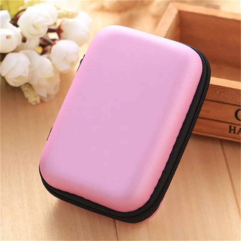 Small Electronic Cable Organizer Carry Case