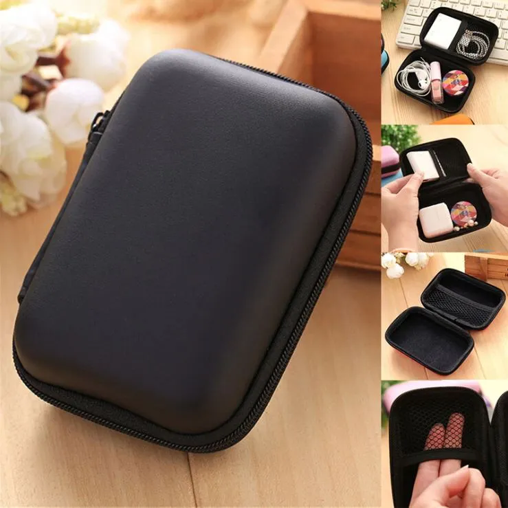 Small Electronic Cable Organizer Carry Case