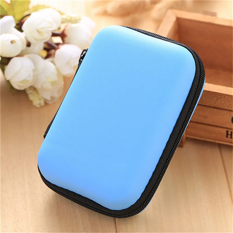 Small Electronic Cable Organizer Carry Case