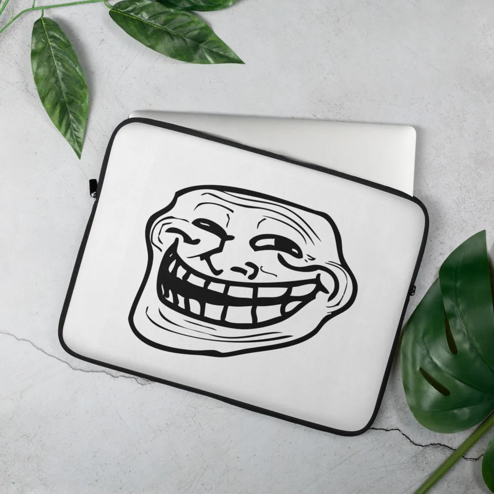 Smiling Man Meme Laptop Case